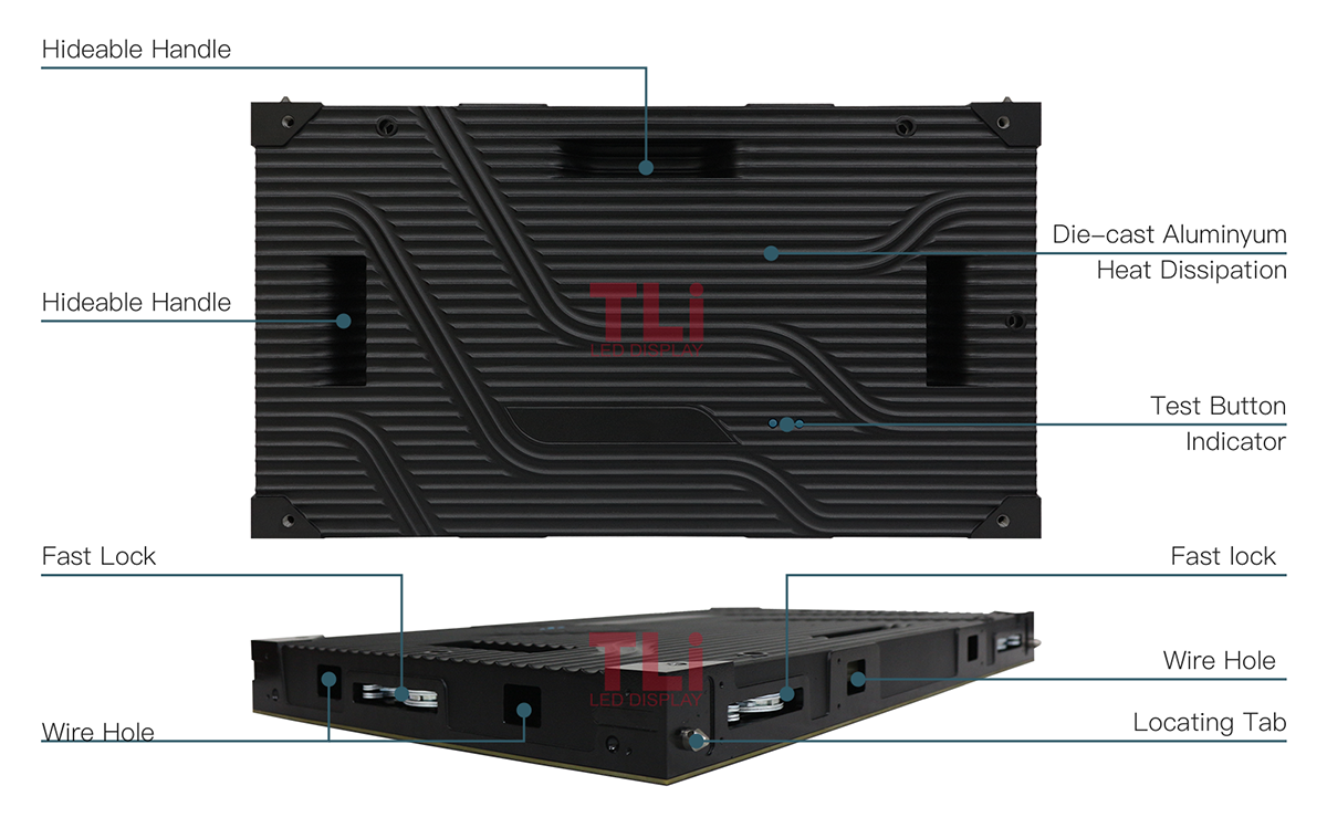 TLI LED TFP600 Cabinet design