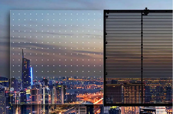 Super thin LED foil screen