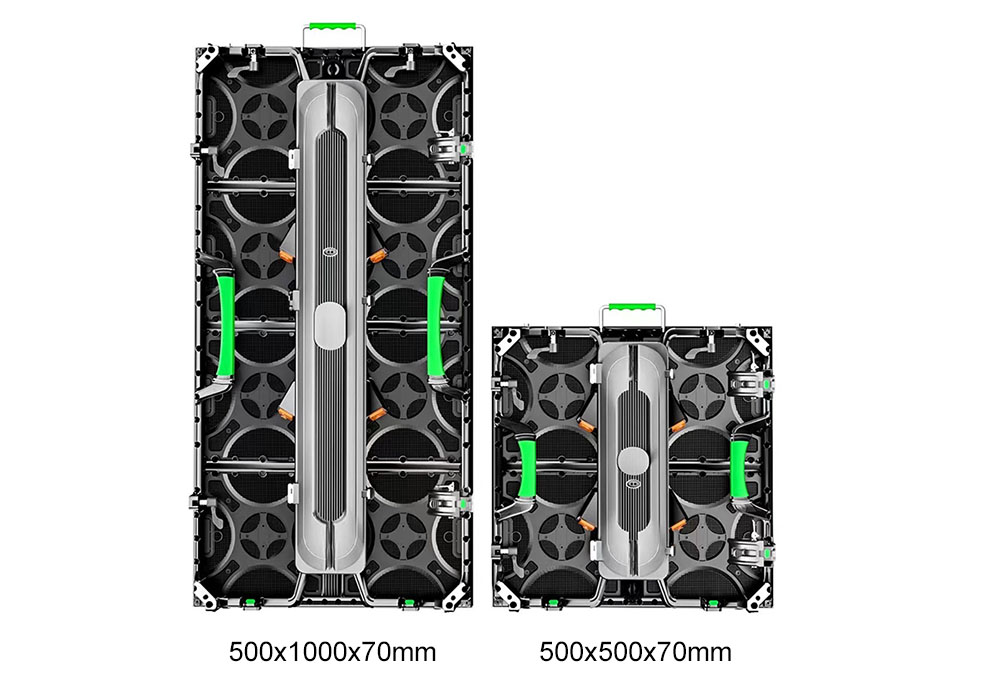 TRK500 cabinet size