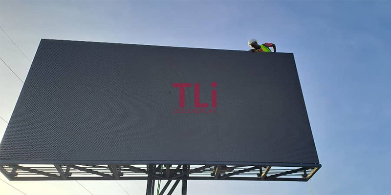 TMA960 P10mm Outdoor LED screen in Tanzania Installation