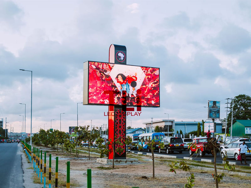 TMA960 P10mm Outdoor LED screen in Tanzania