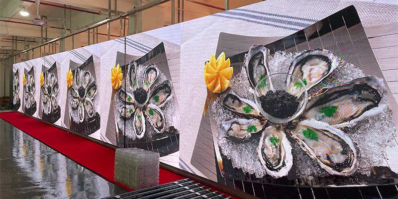 TLI LED Display screen aging test before shipping