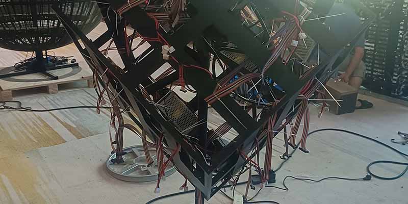 Cube LED Display Easy installation