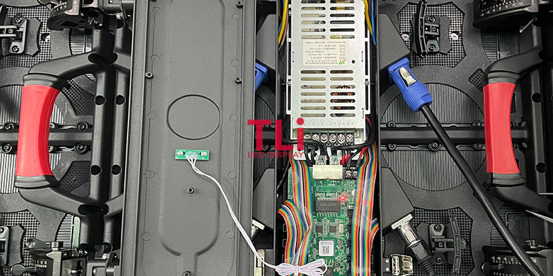 Good quality parts power supply and receiving card from TLI LED
