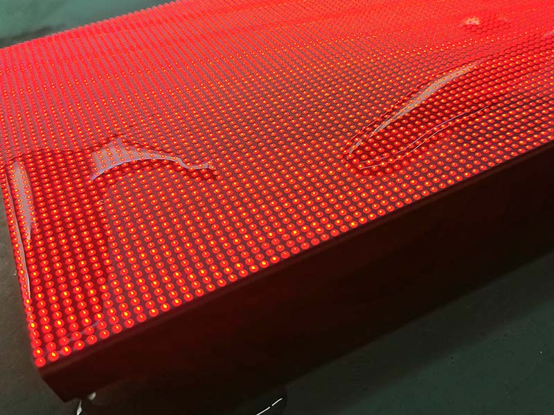 TLI LED Indoor GOB LED Modules Good Color performance RED test