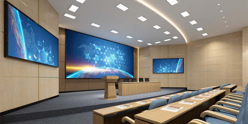 Conference LED display front service