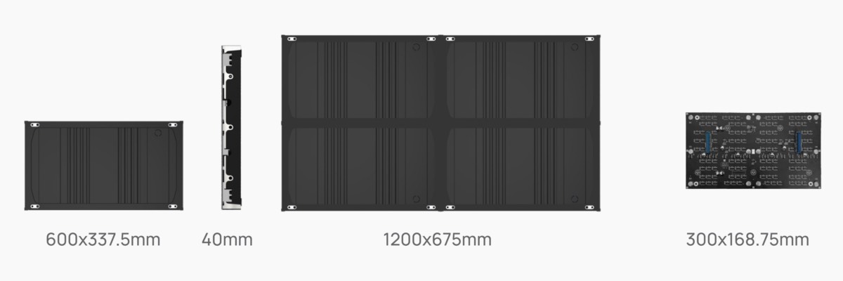 COB multiple Cabinet size options