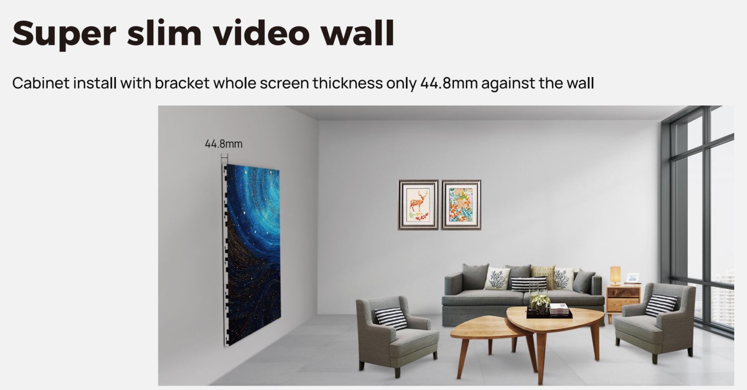 Super slim COB LED Video wall