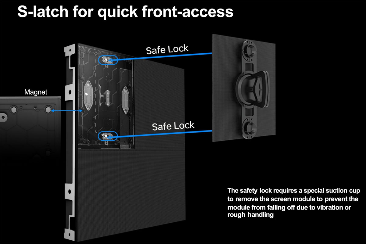 TFP480 Outdoor Fine Pixel LED G2-safe lock