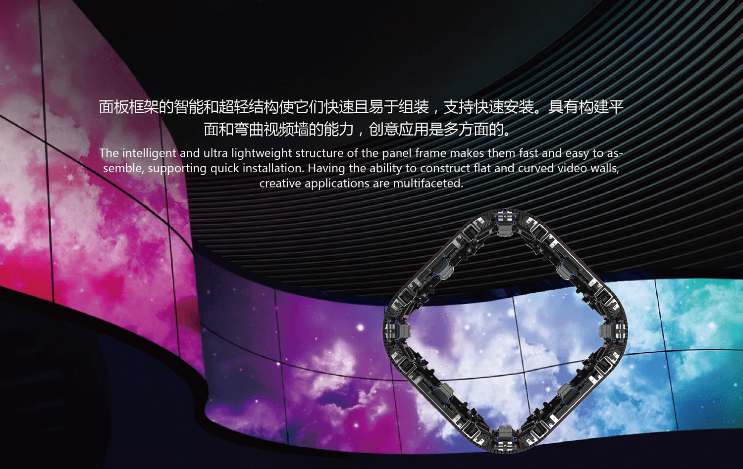 Light weight-Flexible transparent LED screen