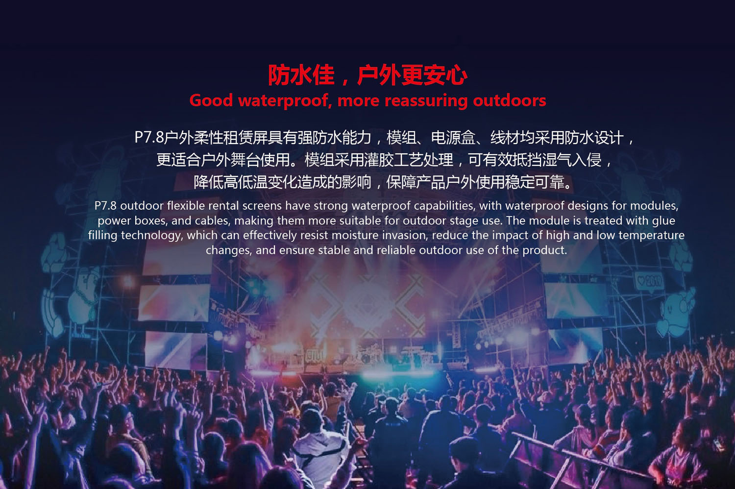 TRFlex500T0-waterproof Flexible transparent LED screen