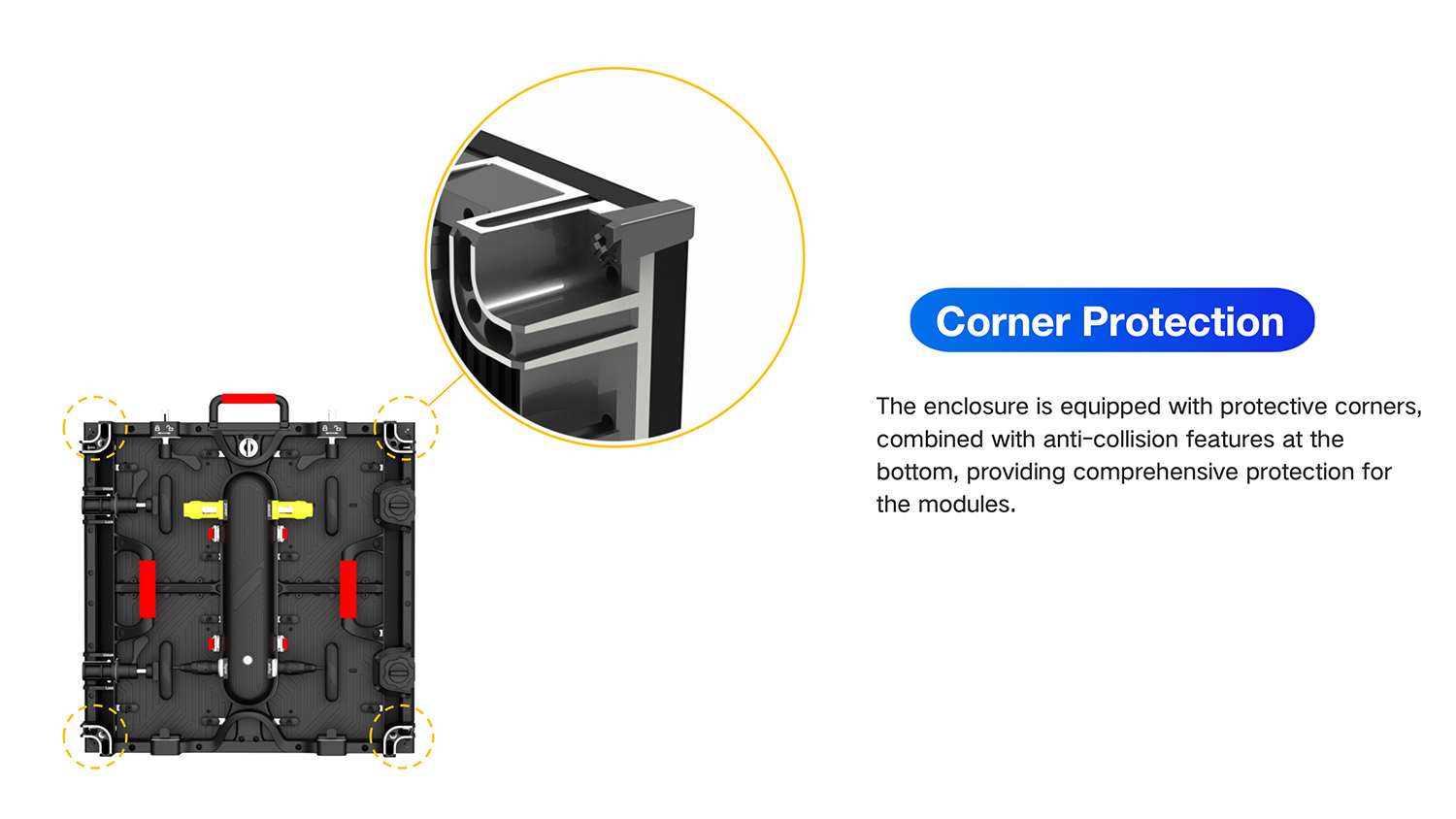 TRO500Pro Series High-end Outdoor Rental LED-corner protection