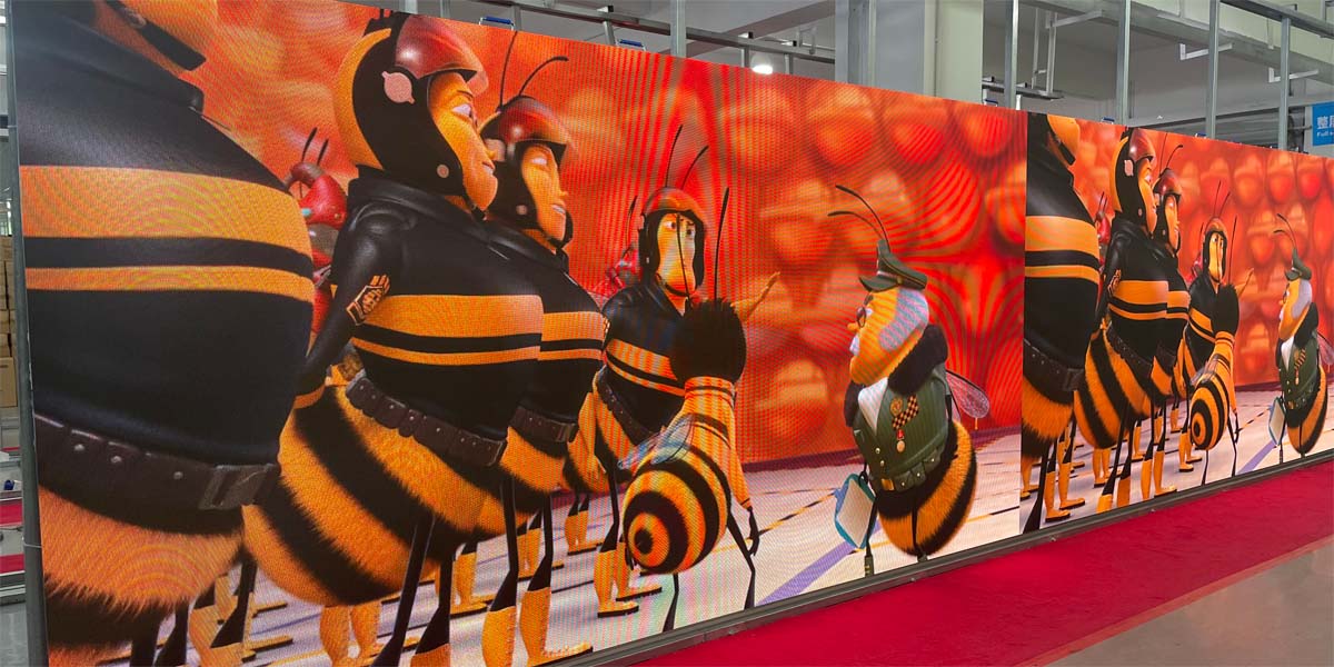 P2.976mm indoor rental LED screen for Germany