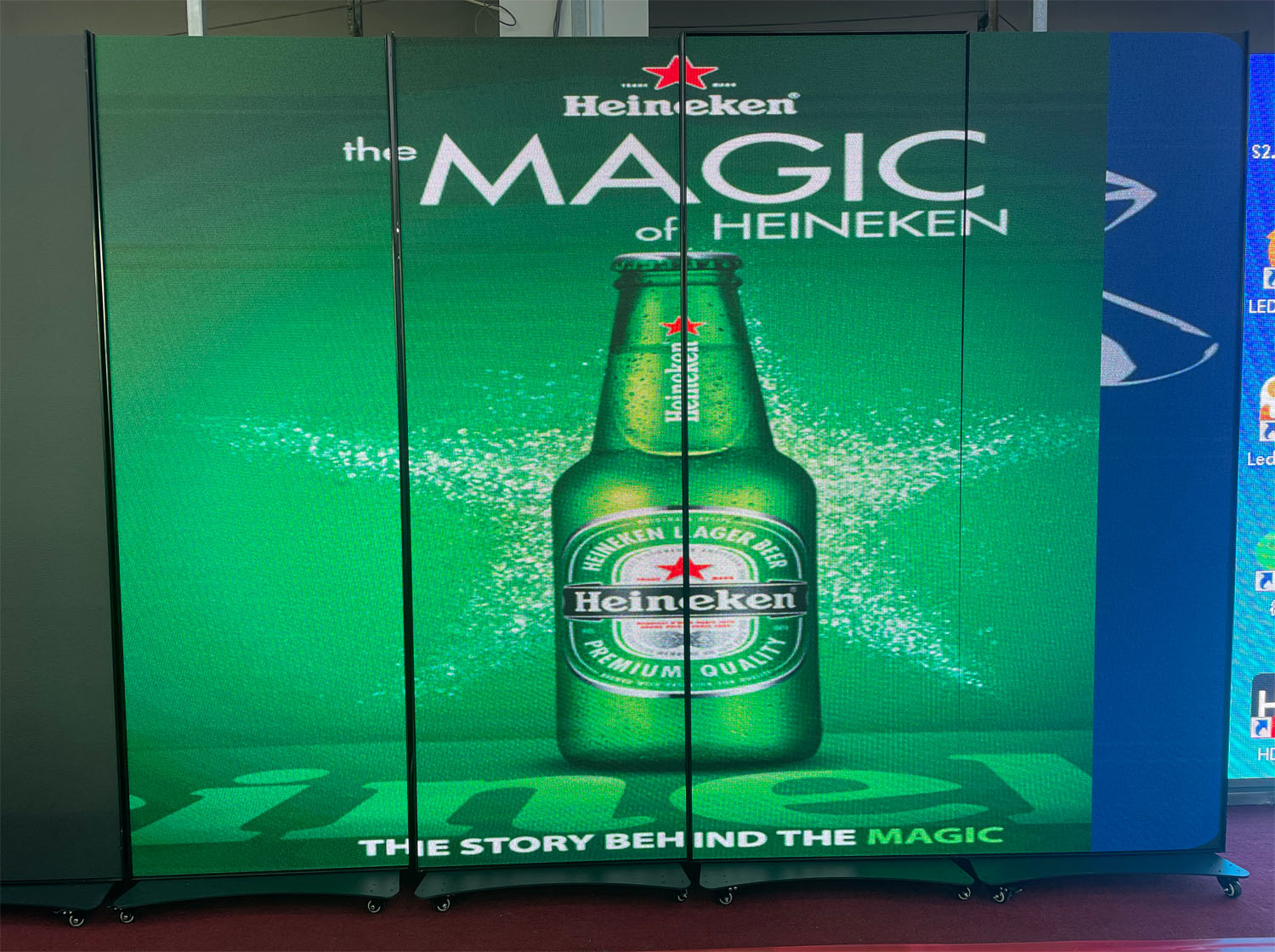 Poster LED screen-Energy-Efficient Operation
