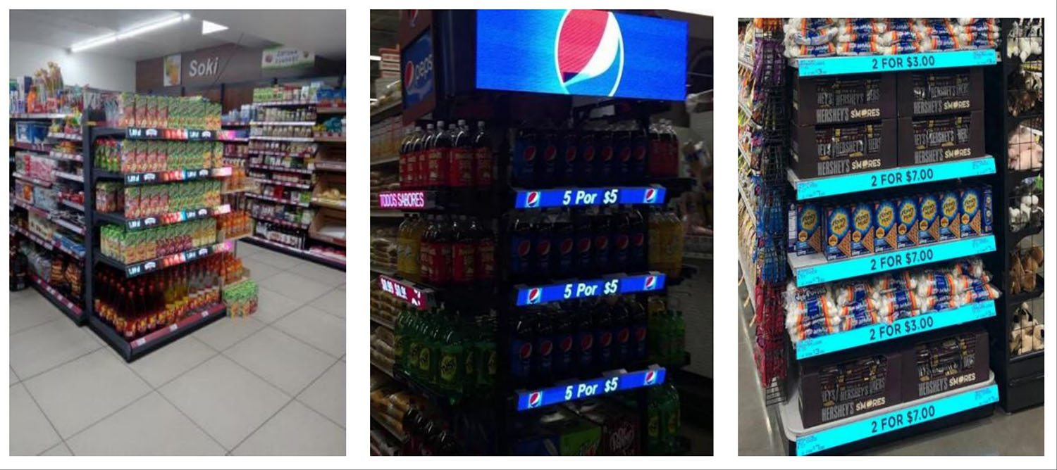 Shelf LED Screen case