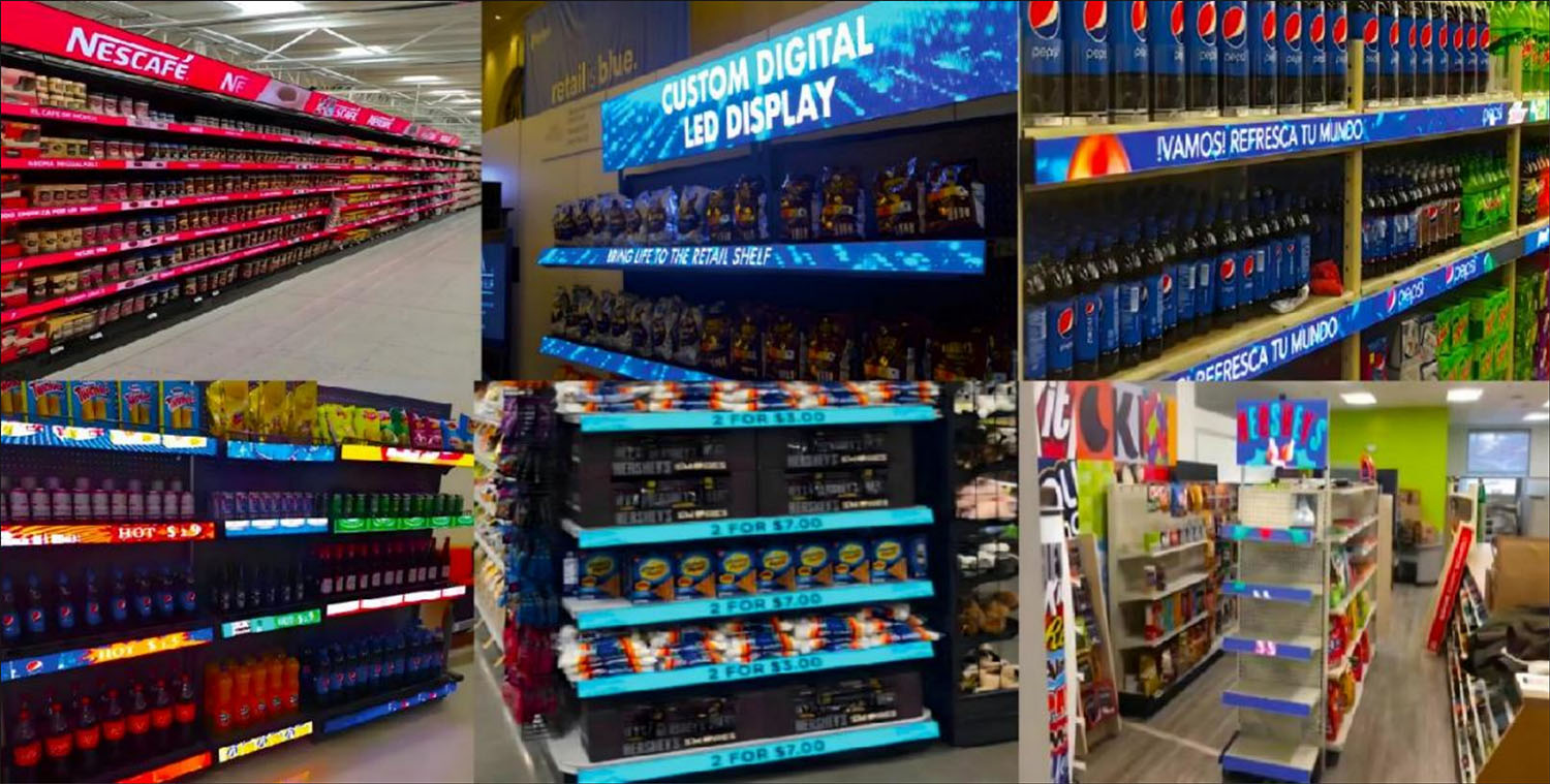 Smart Shelf LED screens