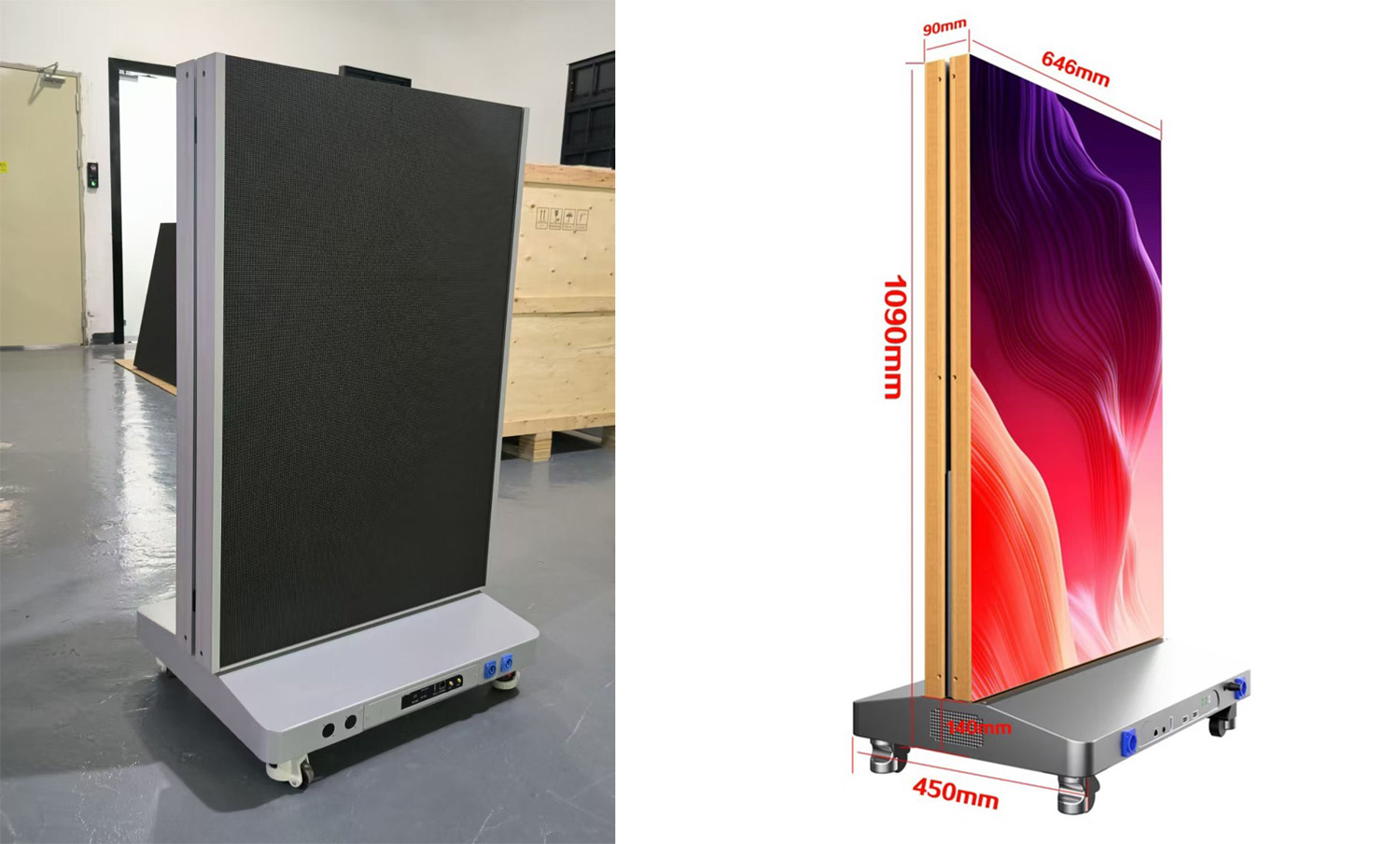 TLi LED-Foldable Poster LED Display screen