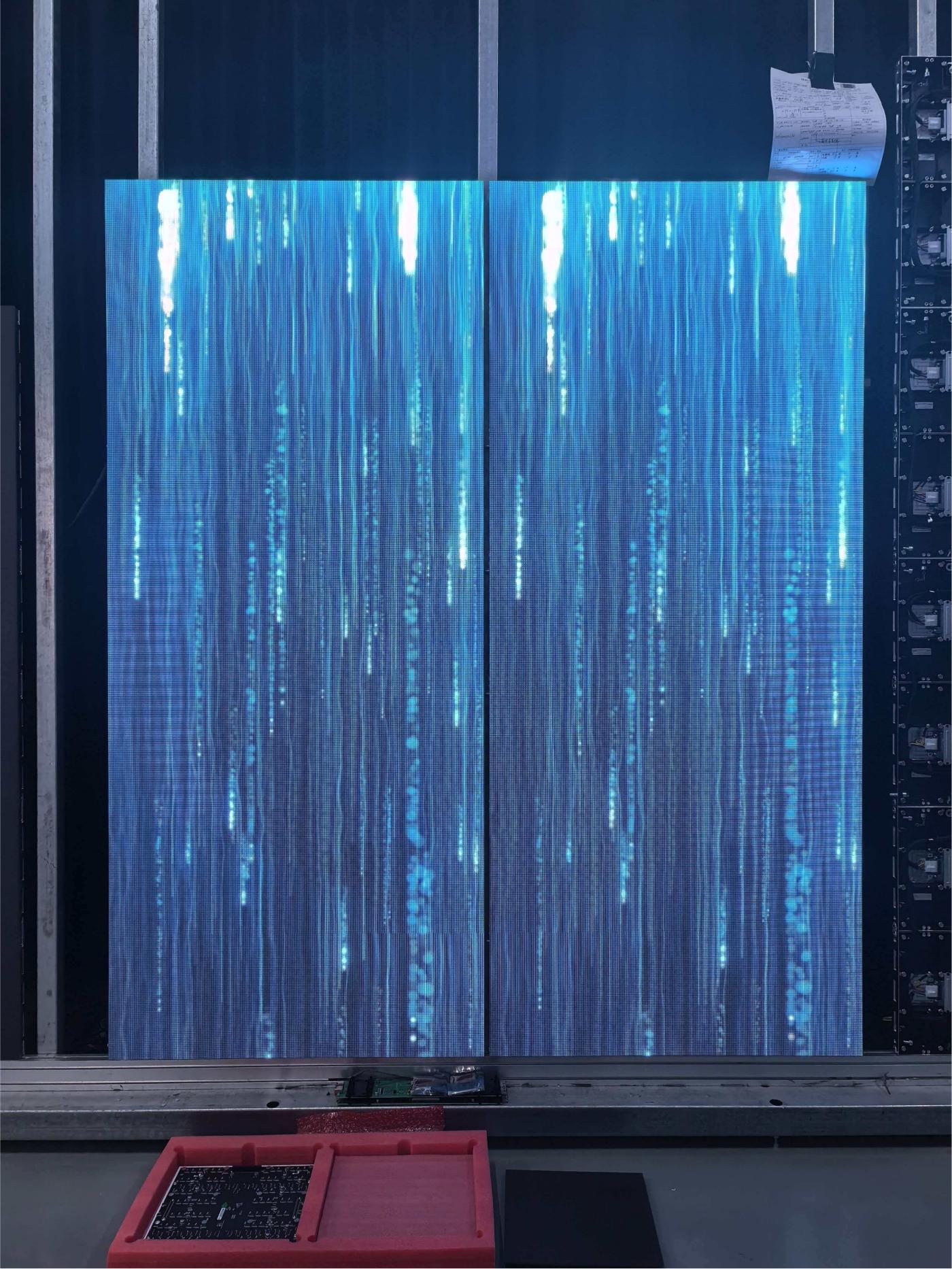 P1.953mm indoor LED to Italy Vertical LED screen